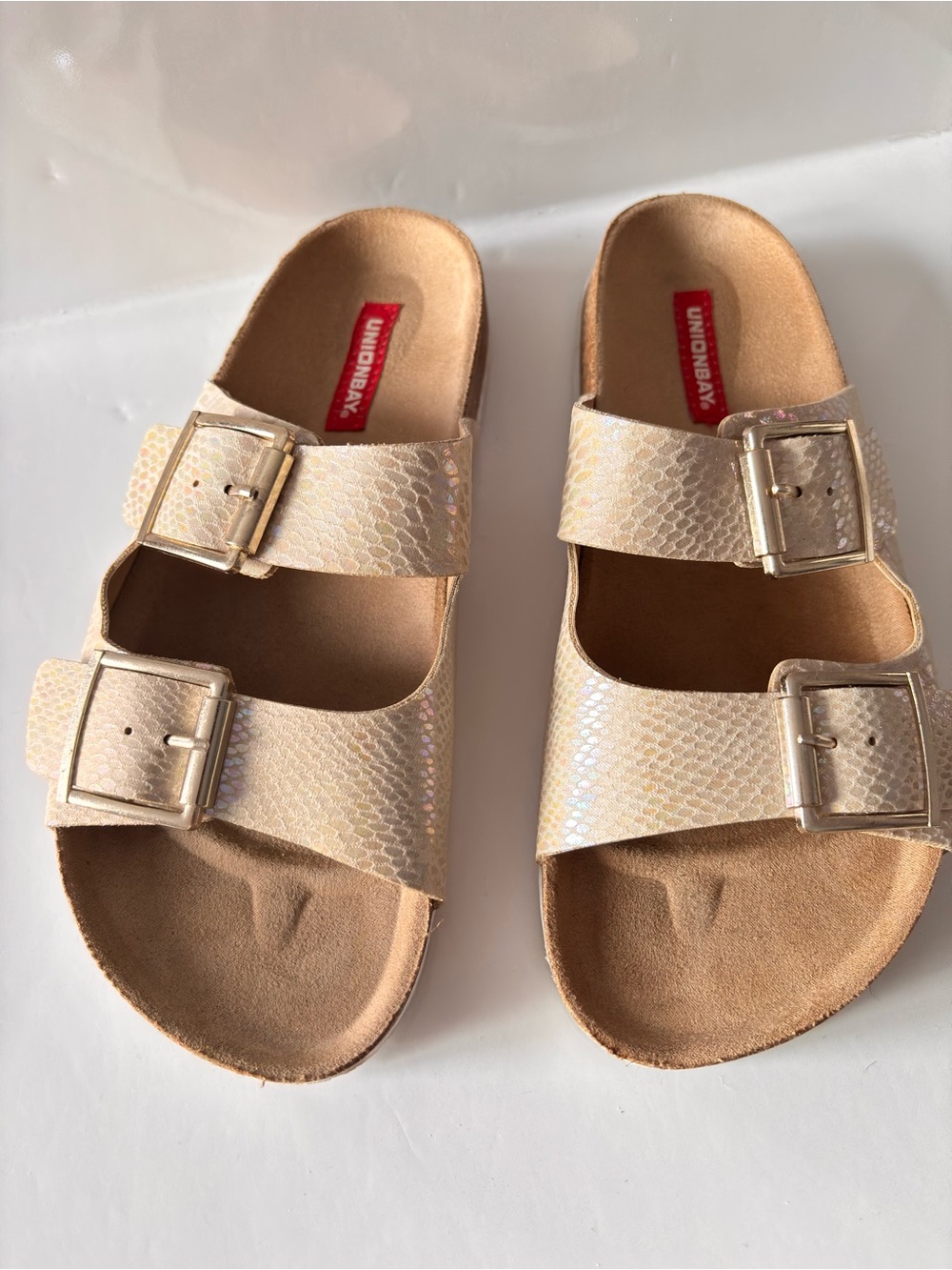 Unionbay Melissa Buckled Slip-On Sandal